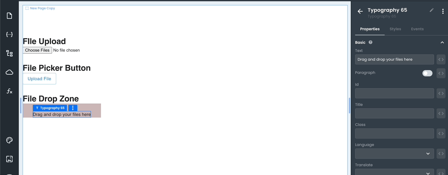 File Picker Button