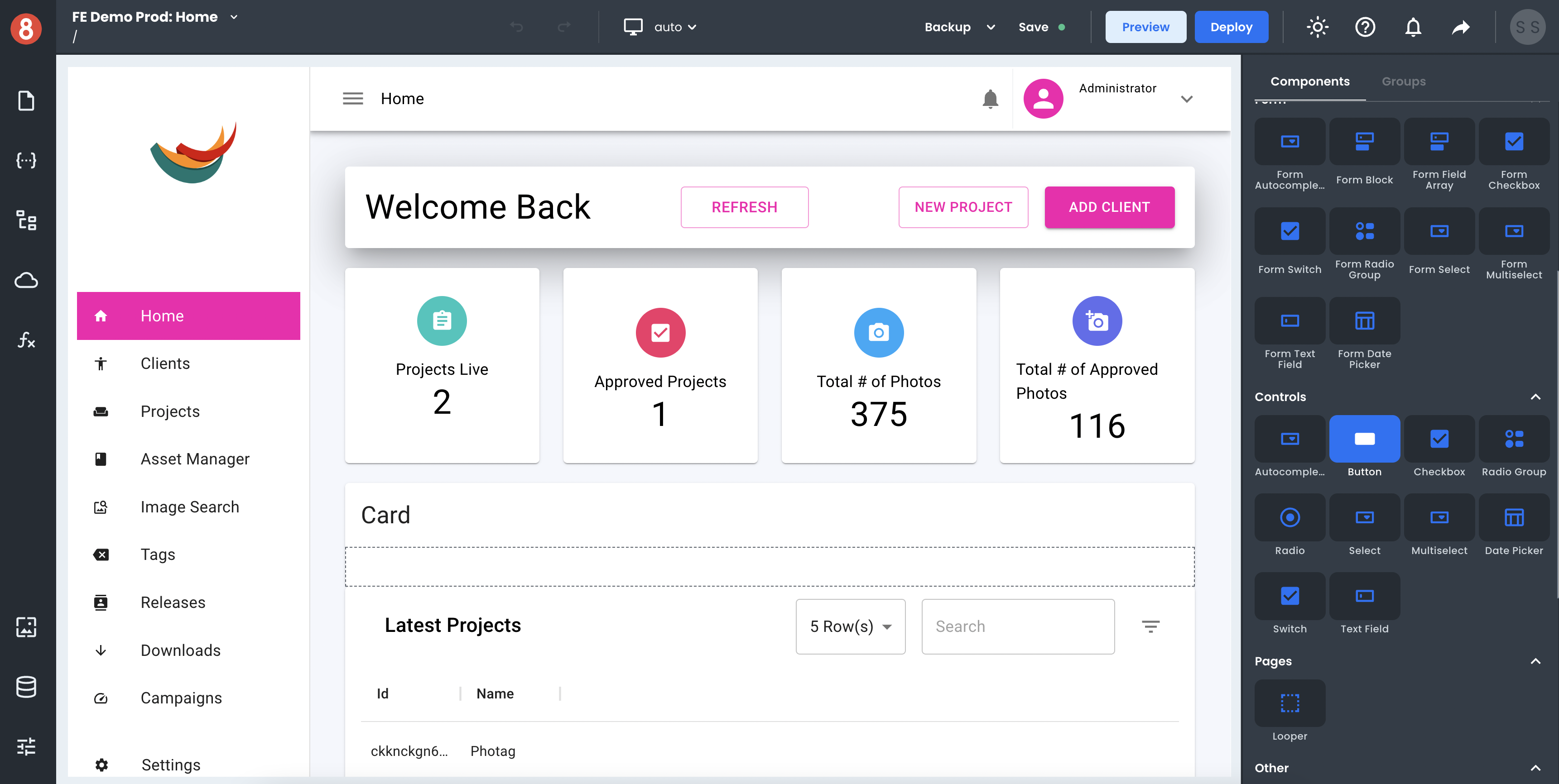 The App Builder Component Library