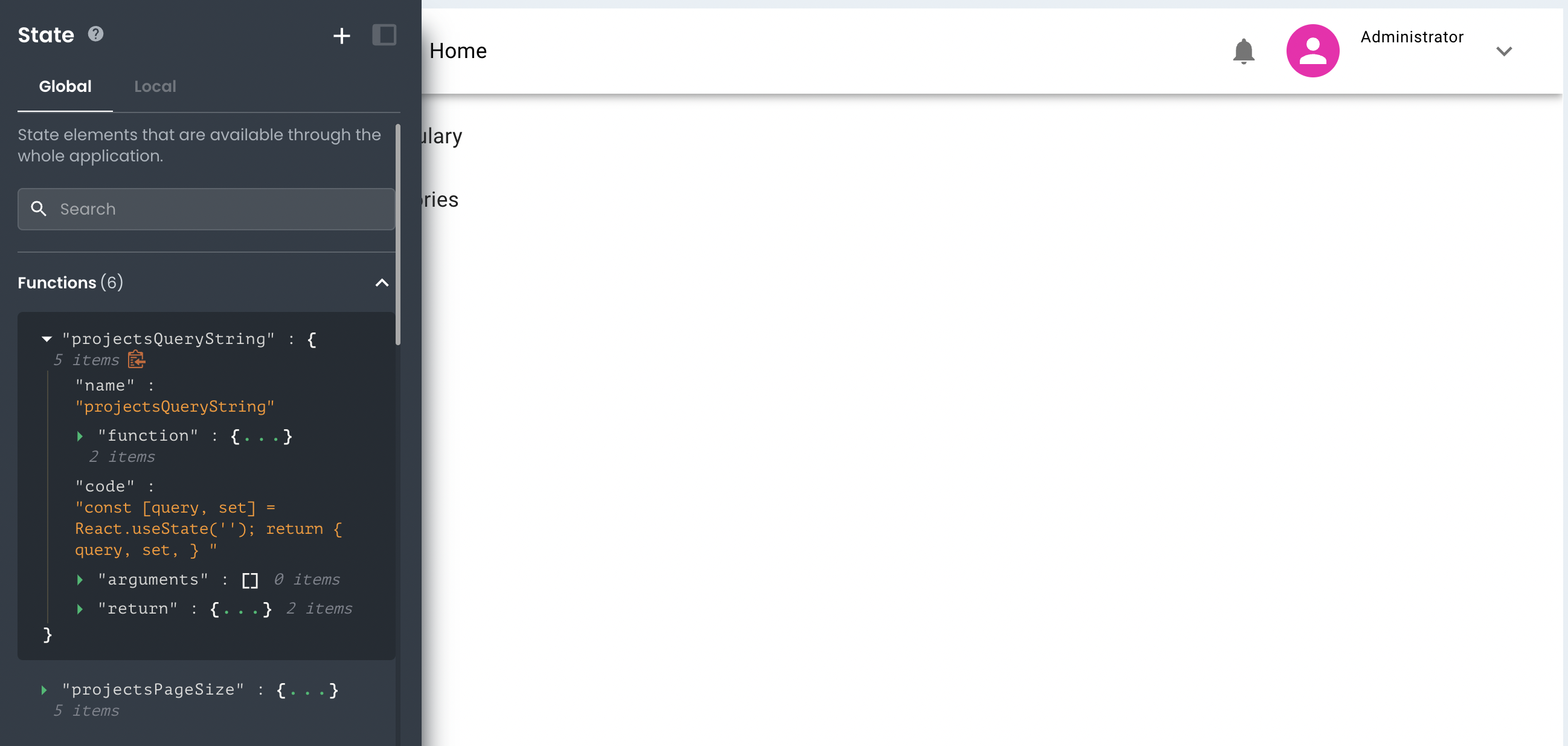 App Builder Requests State