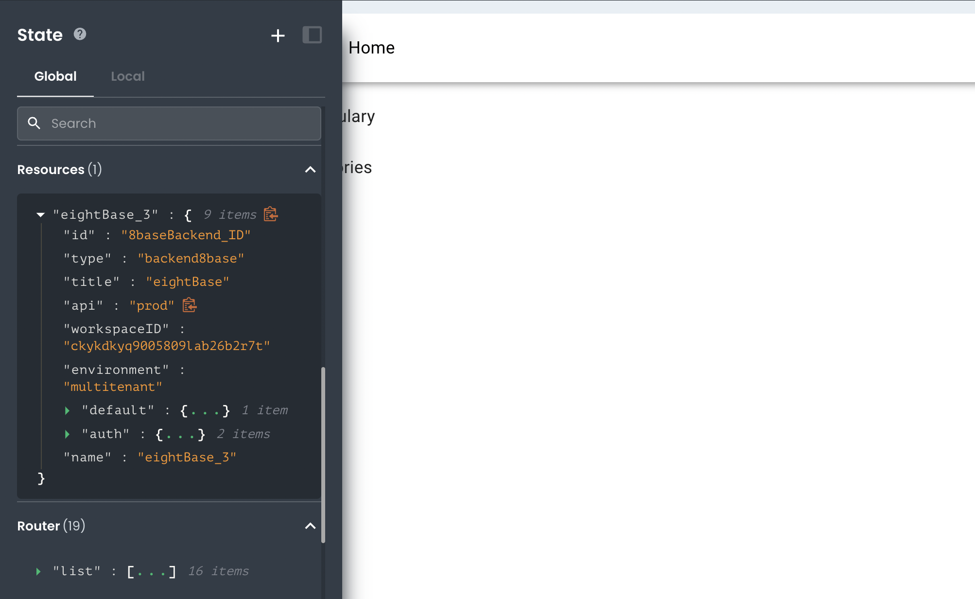 App Builder Layout State