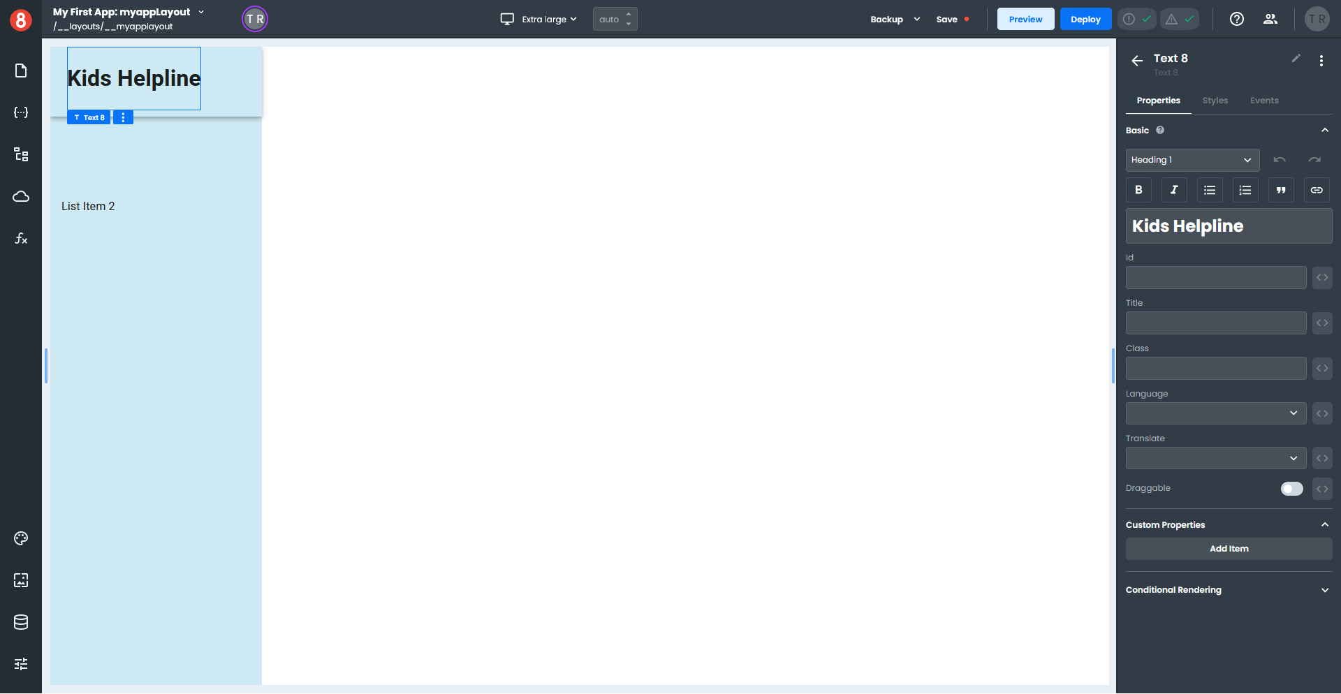 App Builder Layouts Header Add Image 