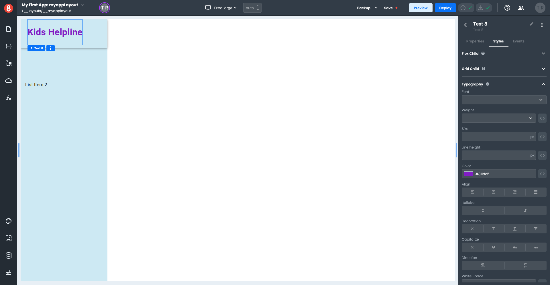 App Builder Layouts Header Add Image 