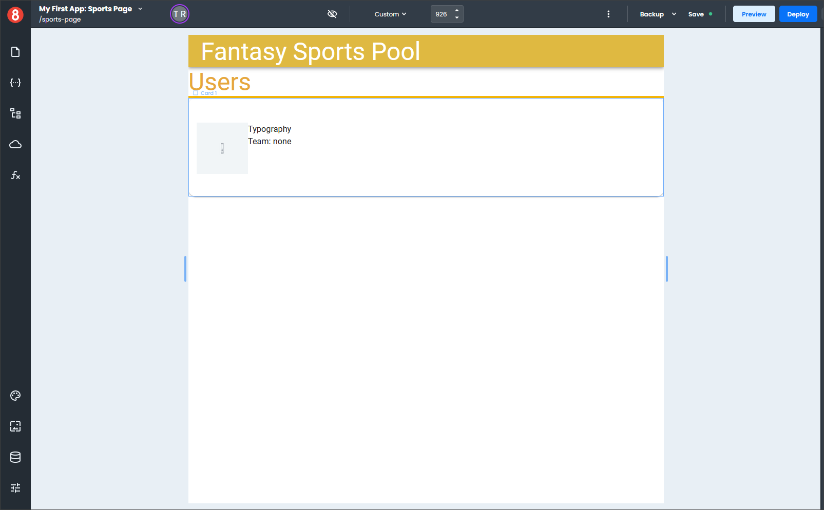 Looper Request Page without Data