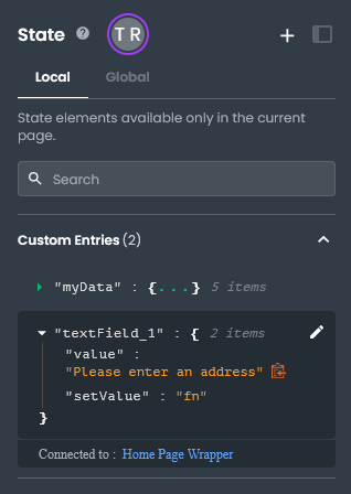 State Pane TextField Clipboard