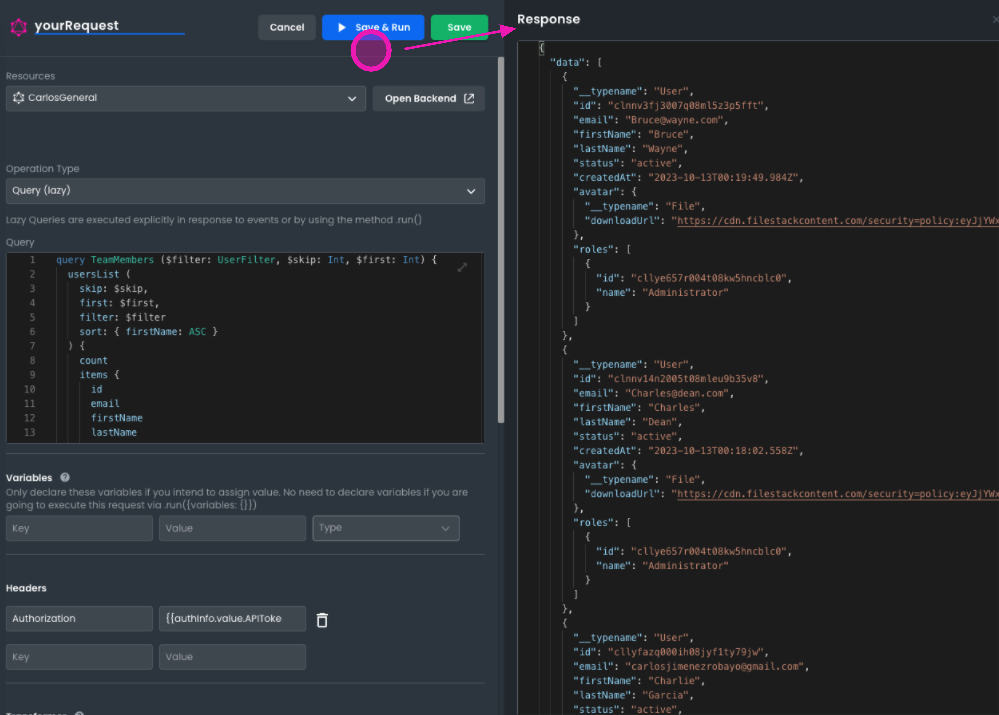 Pagination